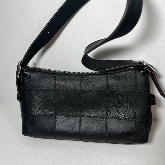 Coachtopia CAO22 Alter/Ego Small Shoulder Bag Checkerboard Upcrafted Leather - Picture 4 of 9